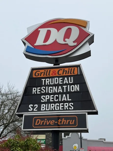 Grill& Chill Trudeau resignation special deals - meme