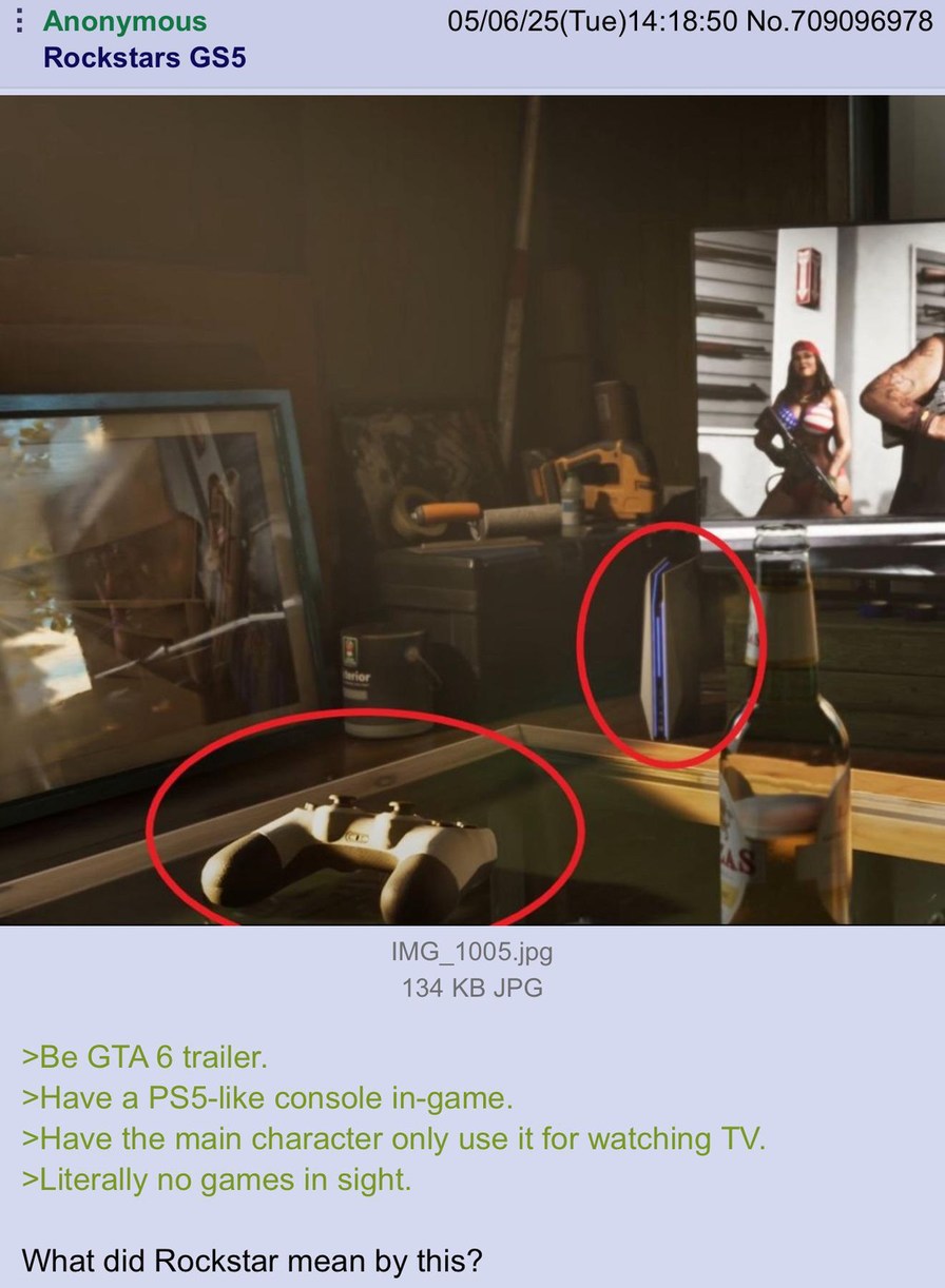 GTA 6 trailer really said: no games, just vibes - meme