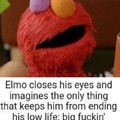 Elmo watches hentai