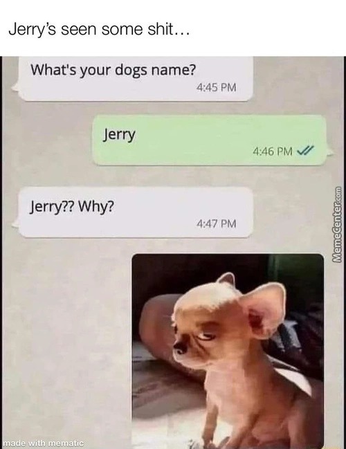 Jerry is disappointed in you - meme