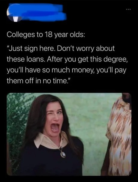 College be like - meme