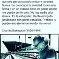 Texto profundo de Charles Bukowski