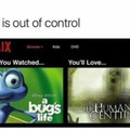 Netlix has always been out of control