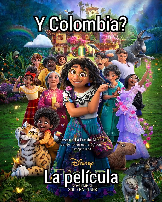 Muy idealizada y poco realista la visión de Colombia en esa película - meme