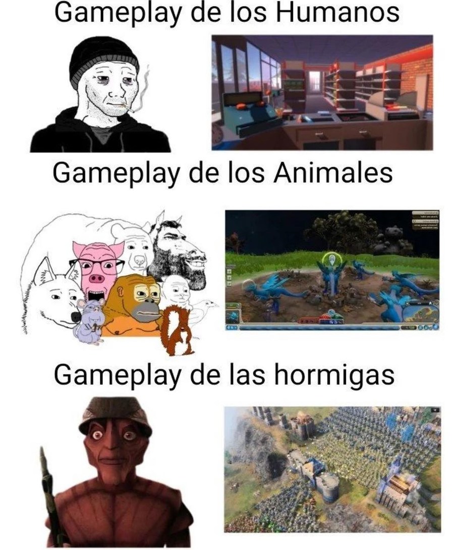 Gameplay de hormigas - meme