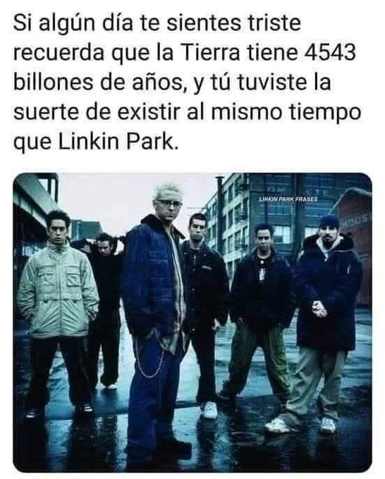 Linkin park estuvo bueno - meme