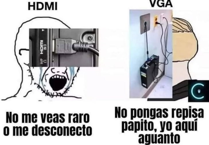 Supremacía del VGA - meme