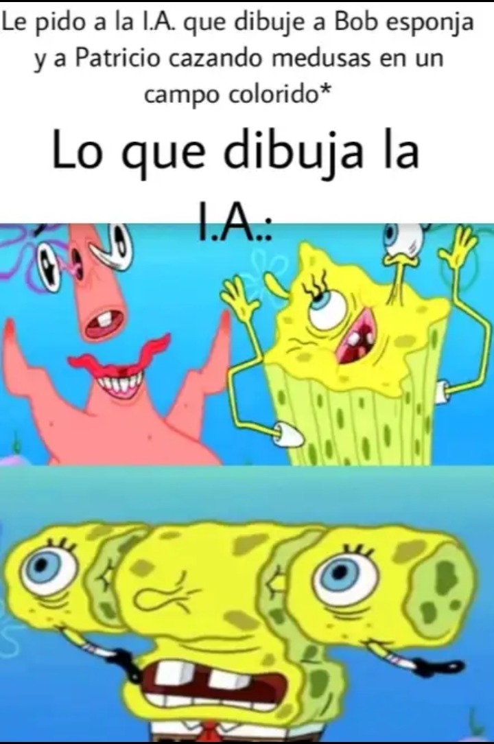 La Ia se puso raro - meme