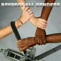 Respect both genders. Male and Attack Helicopter
