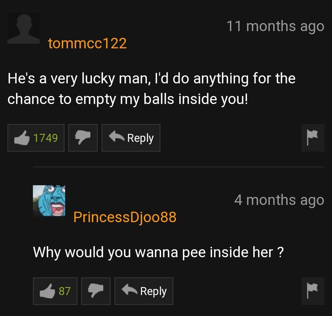 Pee is stored in the balls - meme