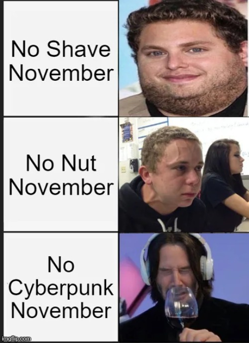Nonstop Nut November - meme