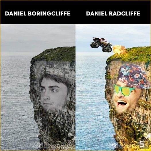 Daniel Boringcliffe - meme