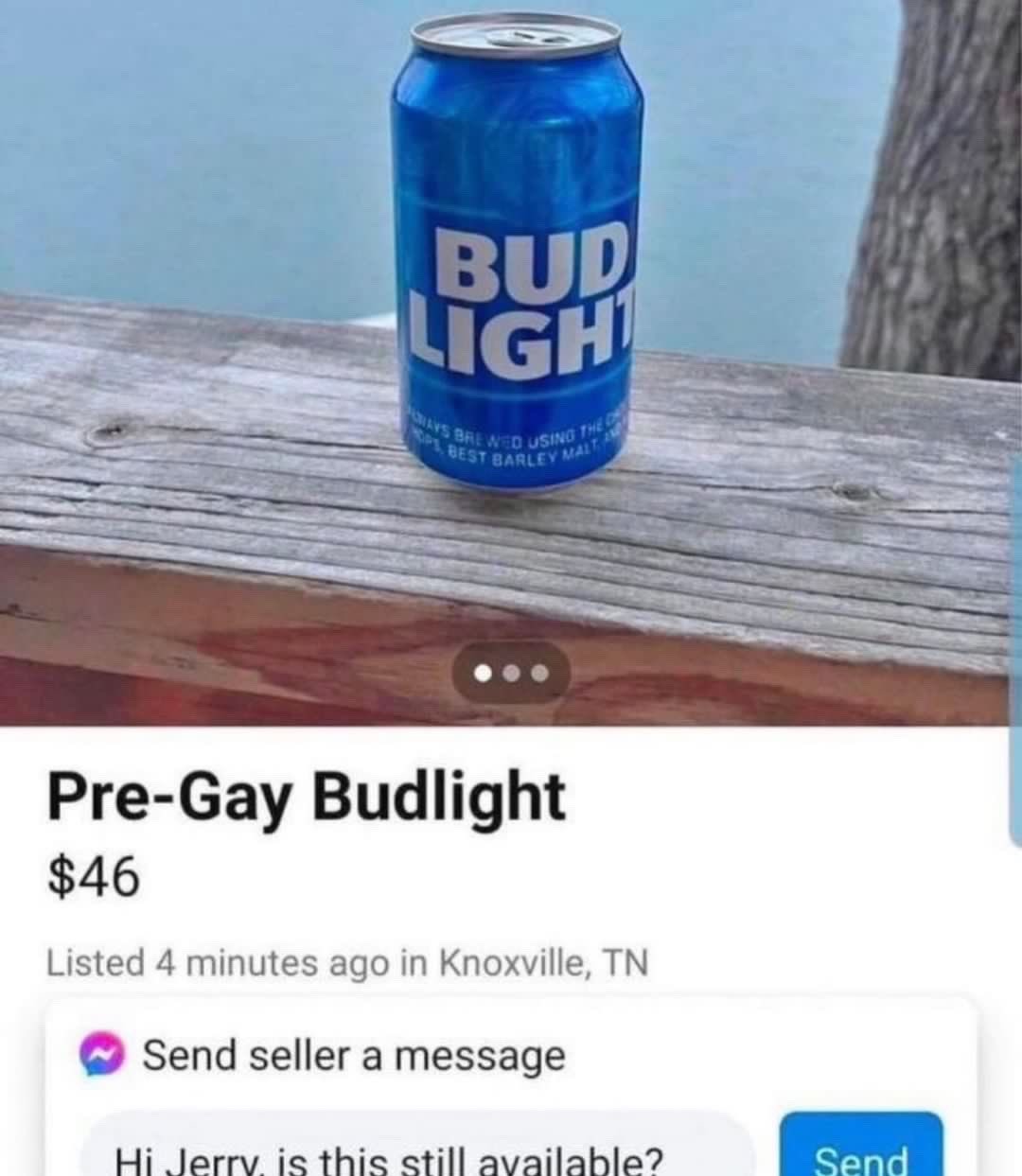 pre-fag bud light - meme