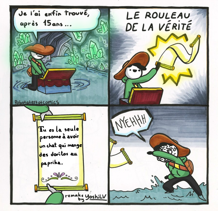 Titre est allé manger des doritos - meme