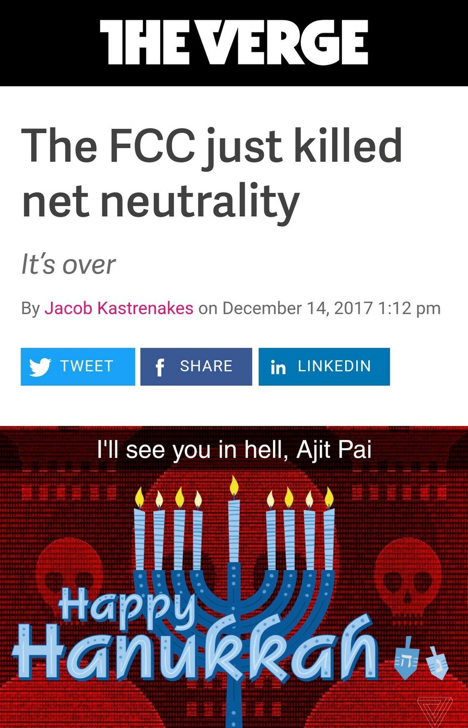 Net neutrality - meme