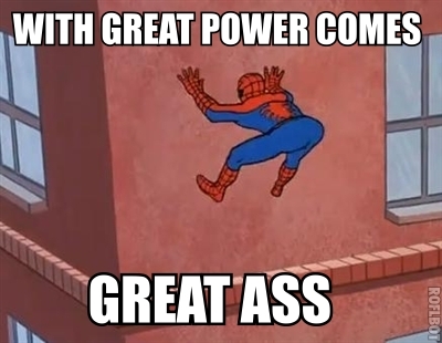 spiderman derp meme