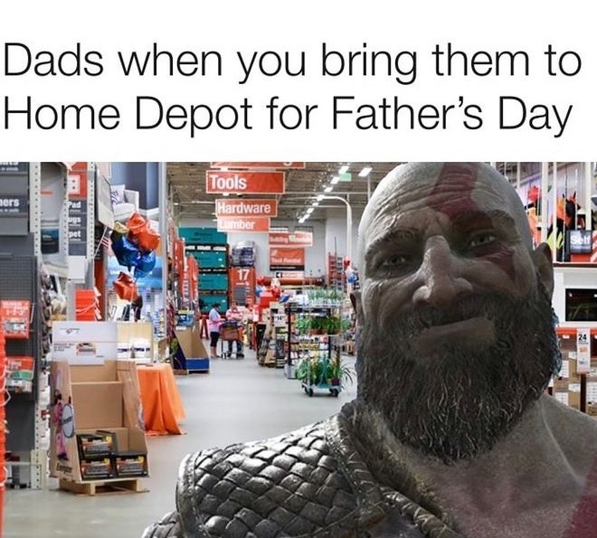 happy Kratos noises - meme