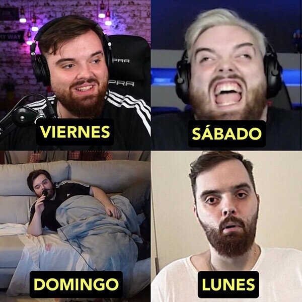 Soy ibai lunes hoy - meme