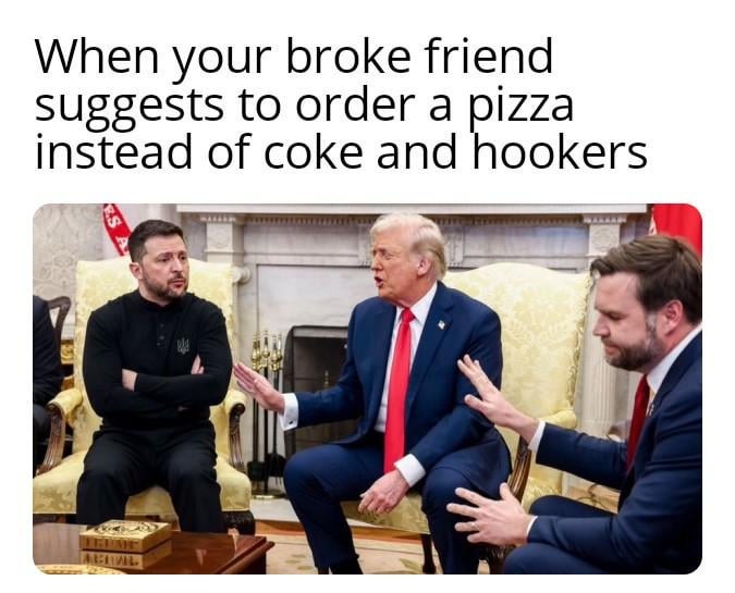 Let's order a pizza - meme