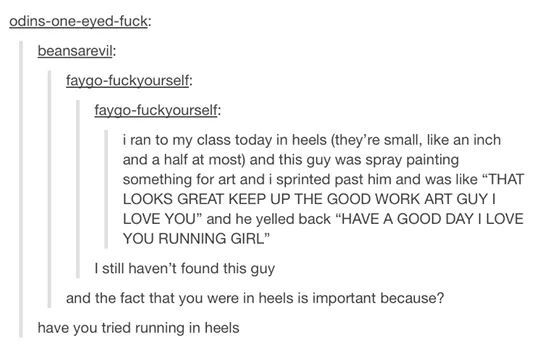 heels are stupid - meme