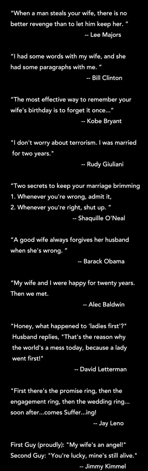 Man quotes about marriage - meme