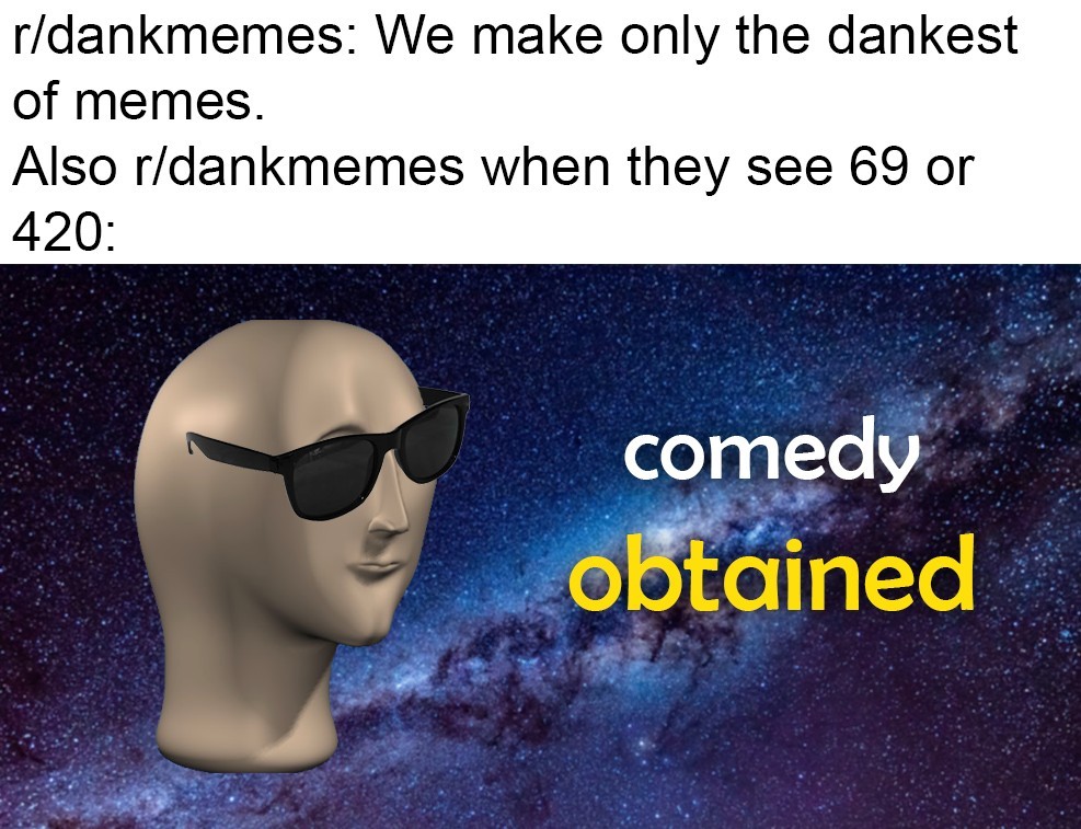 We have achieved peak comedy - meme