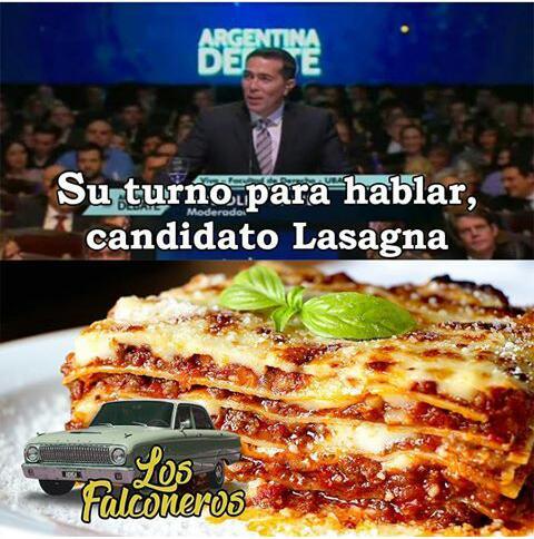 Buena lasagna - meme