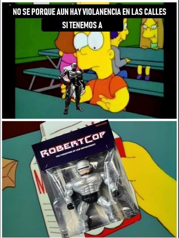 Memes de juguetes no. 1 Robercop