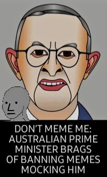 Australian Prime Minister Anthony Albanese - meme