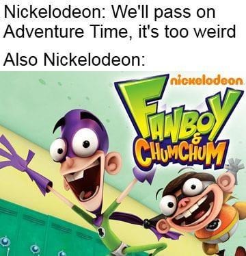 Nickelodeon passed on Adventure Time but gave us... that - meme