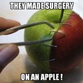 They made surgery on a grape !