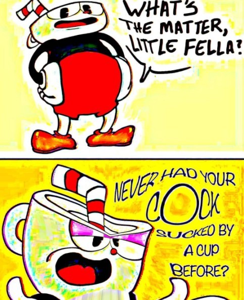 Can i get some cupHEAD - meme