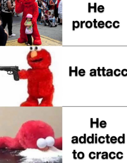 bad elmo - meme