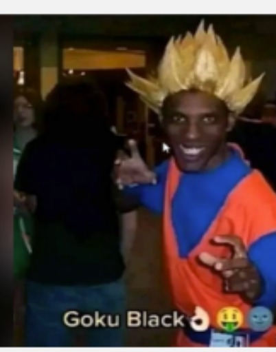 El verdadero Goku black - meme