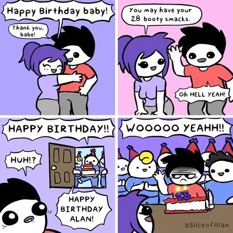 Happy birthday comic - meme