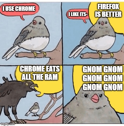 I use chrome - meme