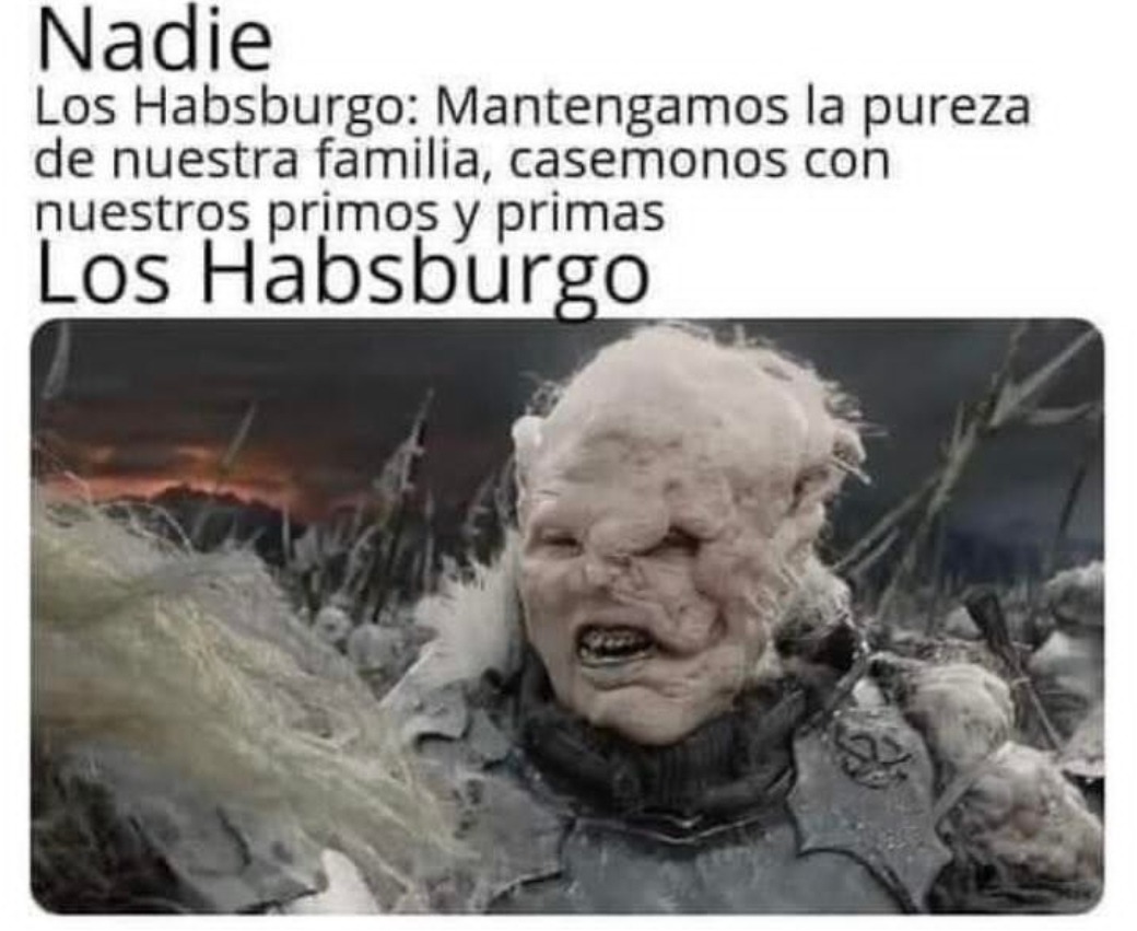 Los habsburgo - meme