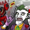 deadpool and the joker <3
