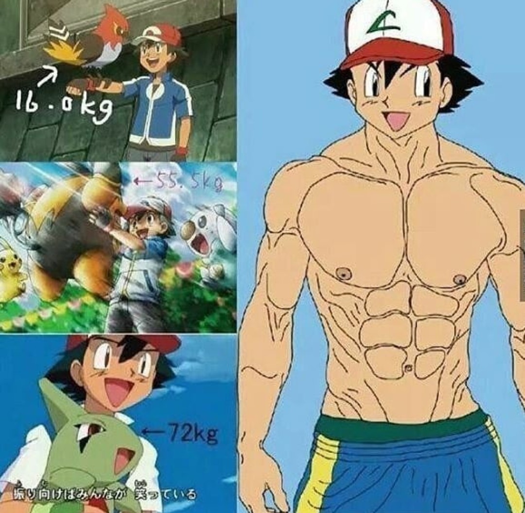 Ash bodybuilder foda-se - meme
