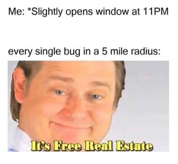 But outside isn't free? - meme