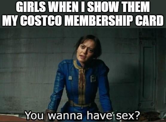 Costco membership card - meme