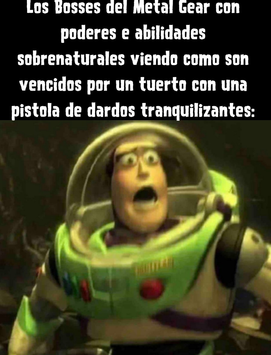 Solo los de la saga principal de Solid por su puesto - meme