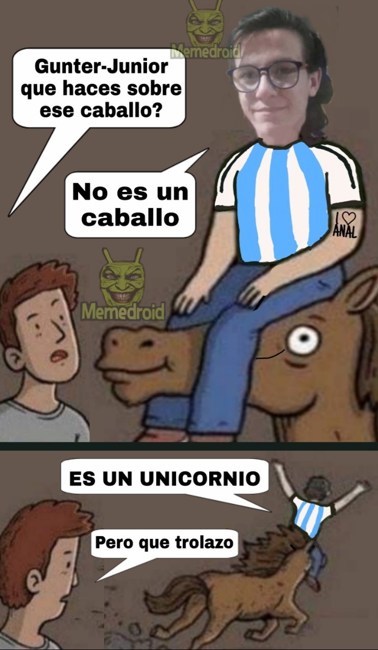gunter mierdazos - meme