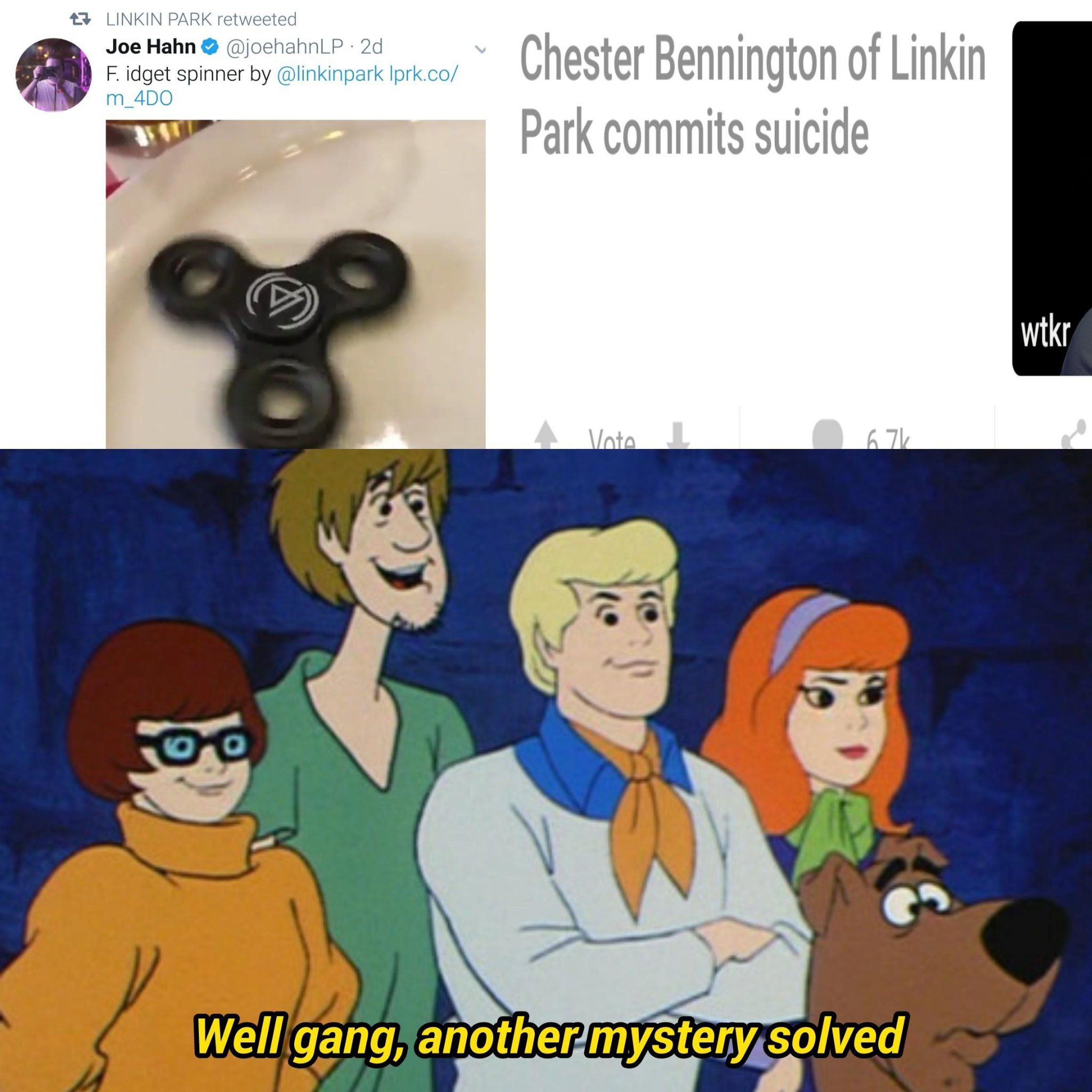 RIP Chester tho - meme
