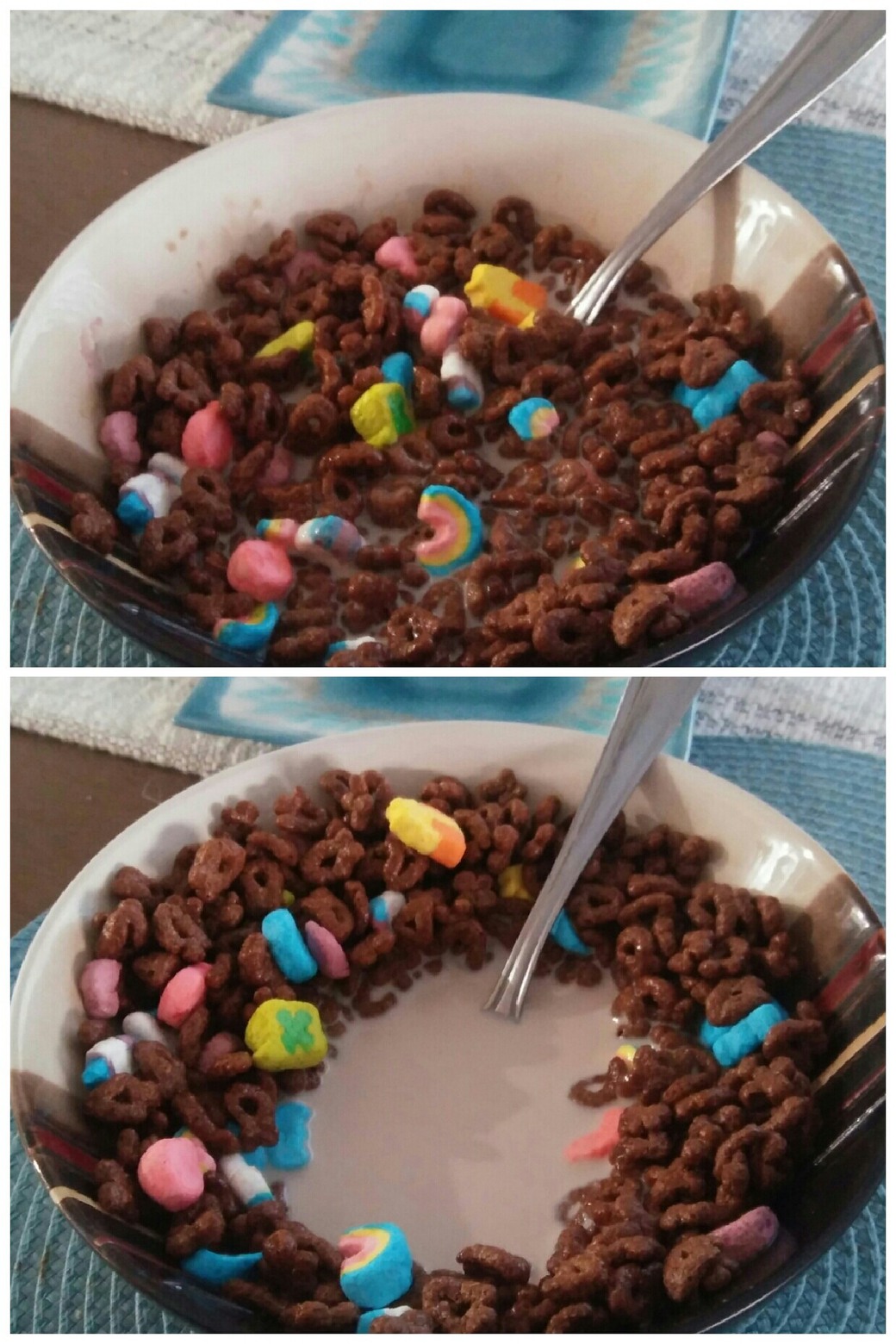 How people eat cereal vs. How I eat cereal - meme