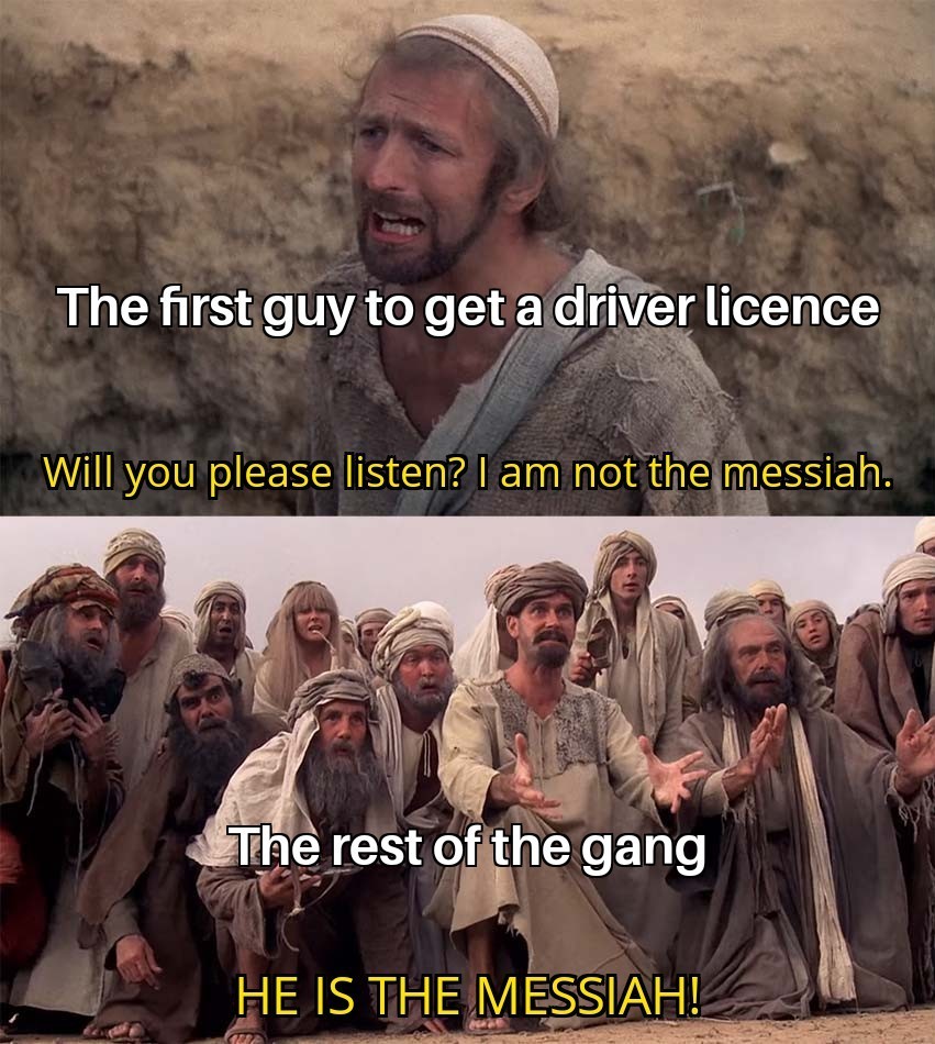 OUR driver licence - meme