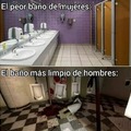 Baño de mujeres y de hombres