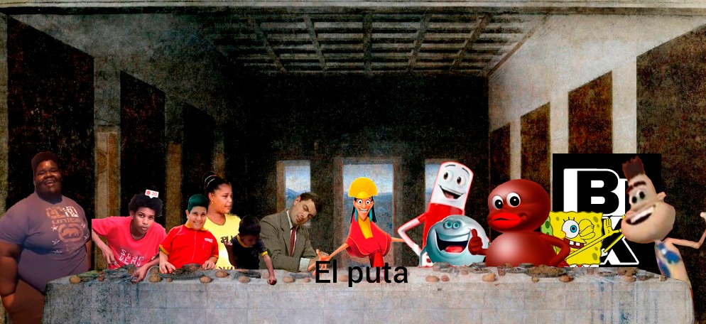 La última cena si fuera una buena pintura - meme