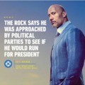 The Rock for president xdd