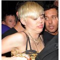 Miley Cyrus farting at the club